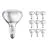 Multipack 10x Philips R125 IR 375W E27 230-250V
